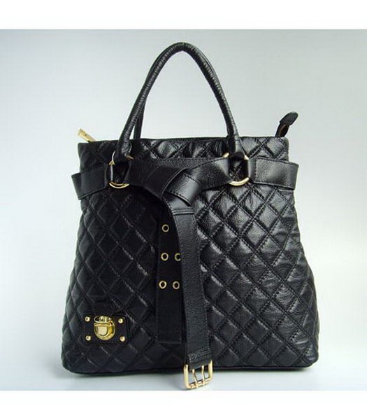 Marc Jacobs Chic Quilted Leather Bag_Black